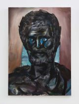 Bronze Bust From Ancient Greece by Zhou Yilun contemporary artwork painting