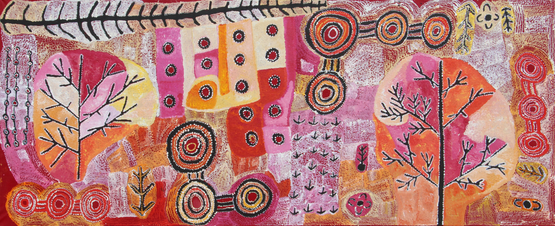Ngura Country by Alec Baker Eric Barney contemporary artwork Painting