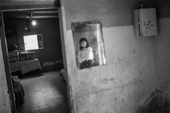 Femme dans le Miroir by Fouad Elkoury And Jeremy Peacock contemporary artwork Print