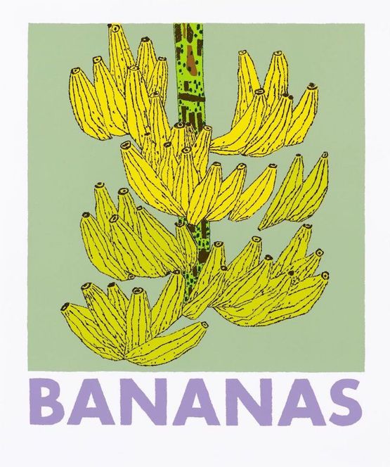 Bananas by Jonas Wood contemporary artwork Print