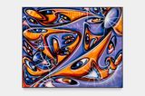 ORURPLE by Kenny Scharf contemporary artwork painting