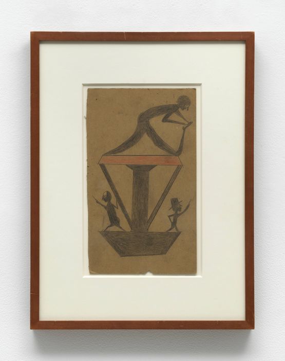 Untitled FiguresConstruction by Bill Traylor contemporary artwork Works on Paper