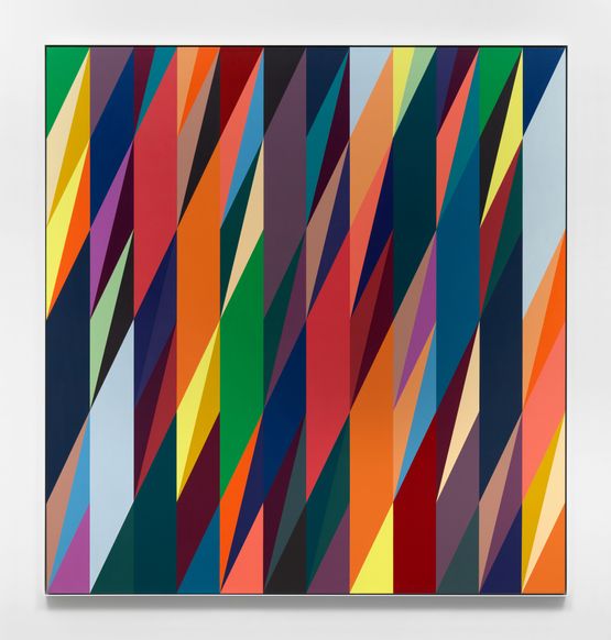 On Fire by Odili Donald Odita contemporary artwork Painting
