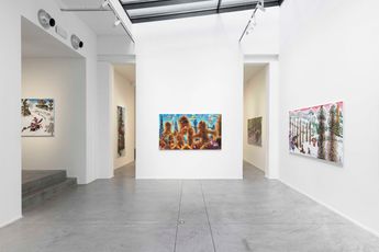 Contemporary art exhibition Herve di Rosa Idolatries at Templon Brussels Belgium