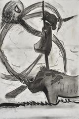untitled from the series Remnants of the Glaring Day by Tamara K. E. contemporary artwork painting works on paper drawing