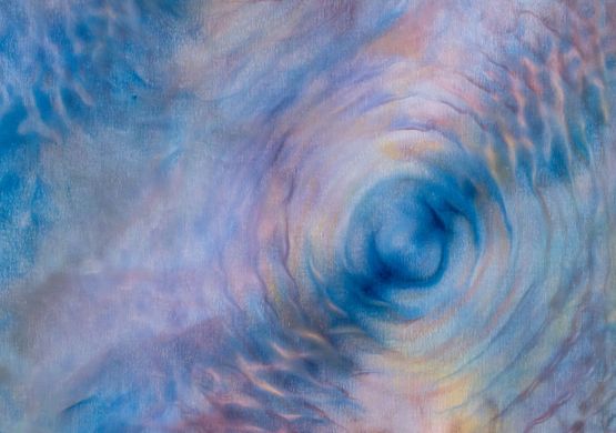 Resonance Painting LIle Inconnue by Oliver Beer contemporary artwork Painting