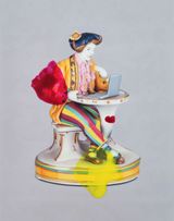 A male Figure of a Clickworker by Hanakam  Schuller contemporary artwork painting photography