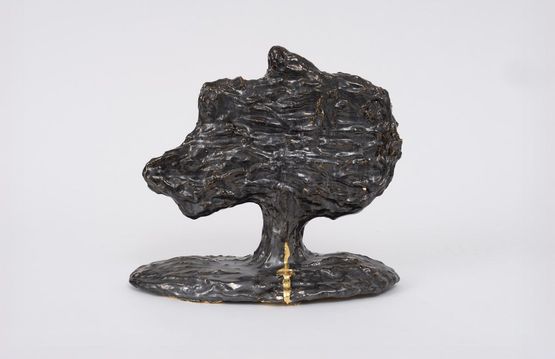 sleeping head by Andrew Lord contemporary artwork Sculpture