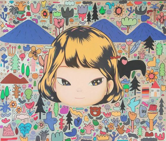 Bunga Kecil by Badruzzaman contemporary artwork Painting