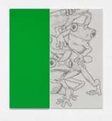 Grenouille Diptych by Richard Gasper contemporary artwork works on paper