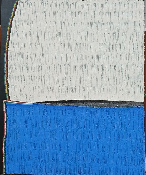 Pile up  Rub - Interstice 1-04 by Soonik Kwon contemporary artwork Painting