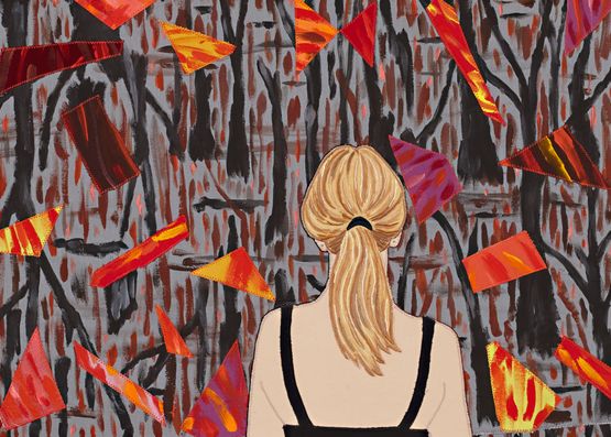 Hazard Reduction by Adrienne Doig contemporary artwork Painting