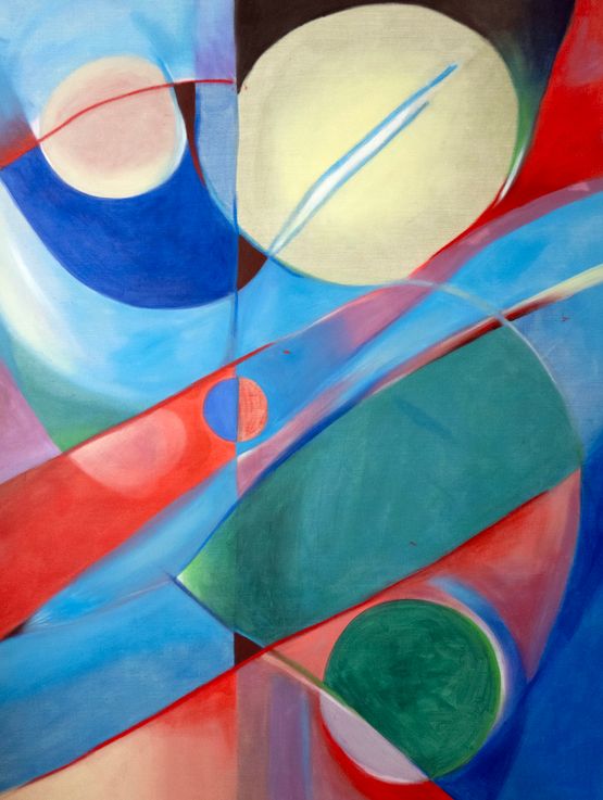 Gathered by Caroline Denervaud contemporary artwork Painting