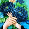 From the series Rooted in Her Own Silence by Adila Huseynova contemporary artwork Painting