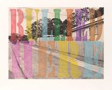 Surburban No.3. Bullied Here by Tracey Moffatt contemporary artwork painting