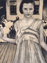 Sleep by Jenny Scobel contemporary artwork drawing mixed media