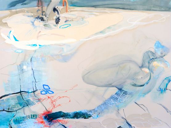 Silt by Araminta Blue contemporary artwork Painting
