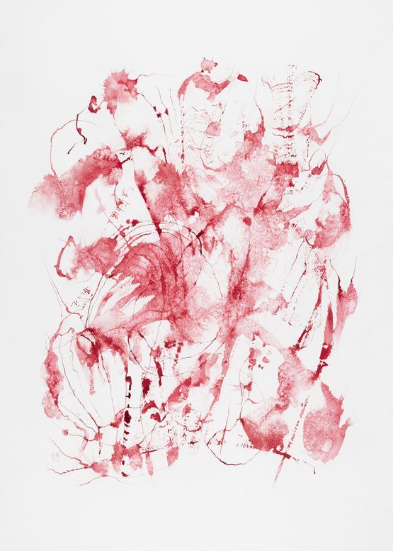 Raga Memory of Fire 2 by Chiang Yomei contemporary artwork Works on Paper