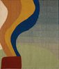 Volcano Erupts by Sussy Cazalet contemporary artwork Textile