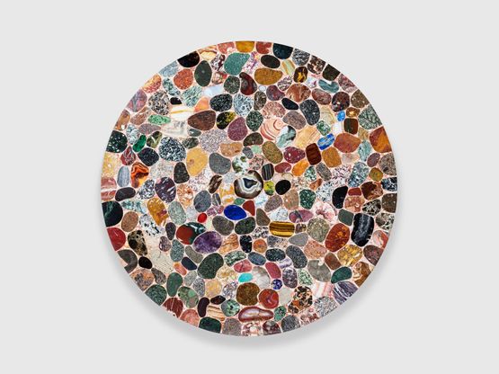 A circular table top by Giacomo Raffaelli contemporary artwork Sculpture