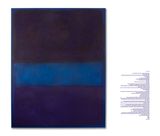 What is Seen is Described what is Described is Seen Version XVIII description by Liam Gillick by Jonathan Monk contemporary artwork painting