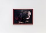 Still Life with White Roses Pomegranates in Crystal Bowl Ripiro by Fiona Pardington contemporary artwork photography