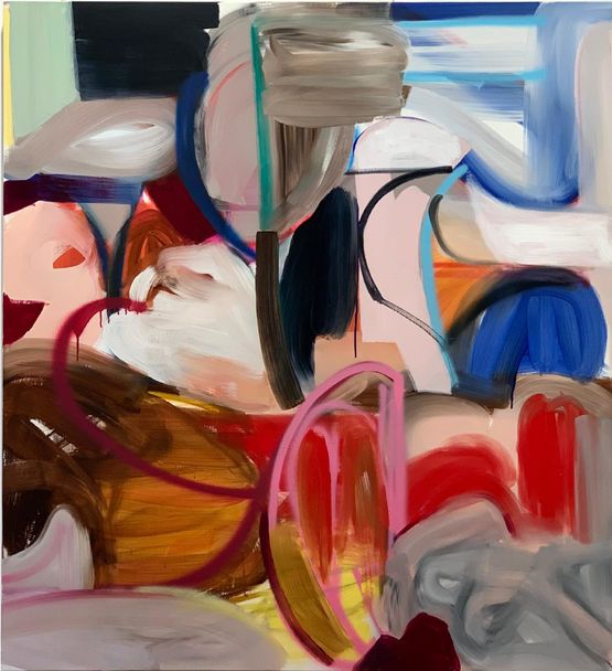 Portrait of the Self on the surface dreaming of what lies below by Liliane Tomasko contemporary artwork Painting