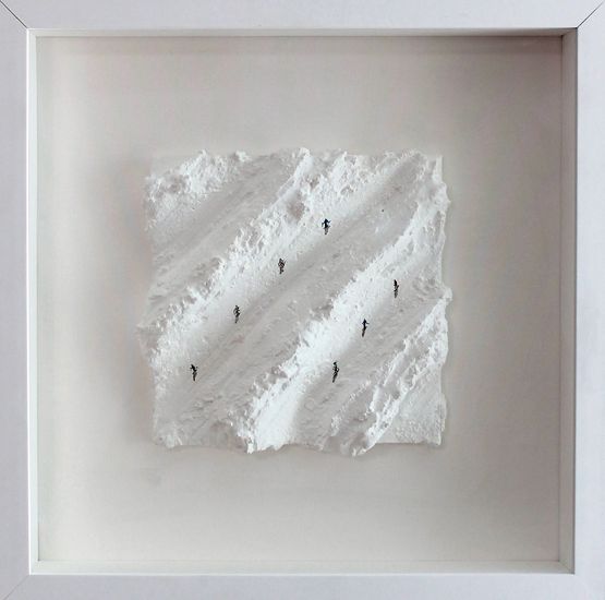 All Downhill From Here by Werner Bronkhorst contemporary artwork Painting