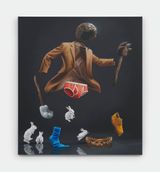 Father figure by Oli Epp contemporary artwork painting