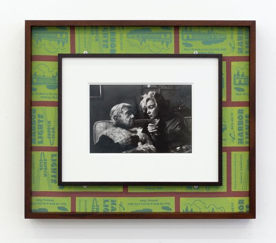 galesburg illinois  Arnold Newman Marilyn Monroe and Carl Sandburg Beverly Hills California January 20 1962 by Stephen Prina contemporary artwork Sculpture