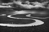 Heavy rain on the Jurua River Tefe area  Lower Jurua state of Amazonas Brazil by Sebastiao Salgado contemporary artwork photography