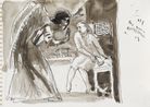 Annunciation by Paula Rego contemporary artwork Painting