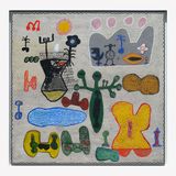Landscape by Yunizar contemporary artwork mixed media