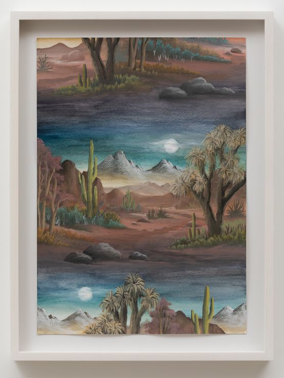 Desert Moon by Neil Raitt contemporary artwork Painting