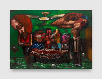 Waiting Room by Dana Schutz contemporary artwork painting