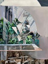 Courtyard Sunbeam by Jihyun Lee contemporary artwork painting
