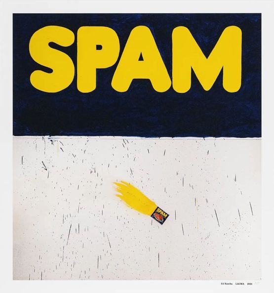 Actual Size by Ed Ruscha contemporary artwork Print