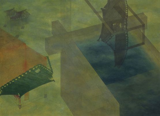 Formal House by Eunsil Lee contemporary artwork Works on Paper