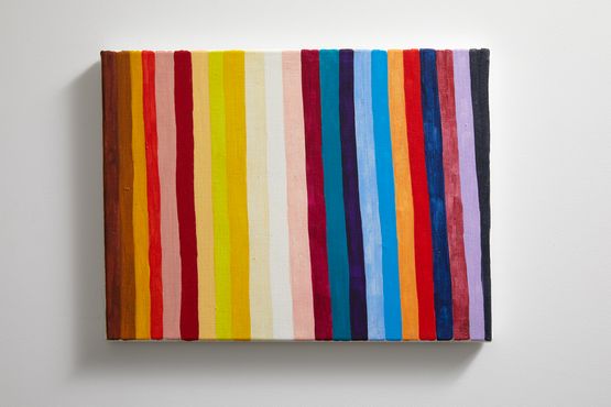 For No Reason II lines by Renee Cosgrave contemporary artwork Painting