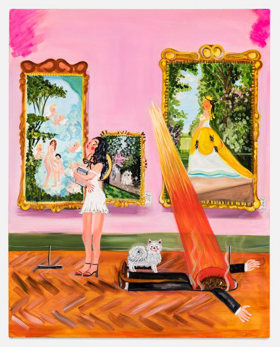 Love Worry not. It will hit you like a comet by Oh De Laval contemporary artwork Painting