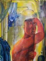 Sweat and tears by Alvin Ong contemporary artwork painting