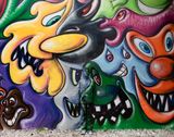Hiding in New York No. 2 - Kenny Scharf by Liu Bolin contemporary artwork photography