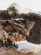 The Merapi View by Chua Ek Kay contemporary artwork mixed media