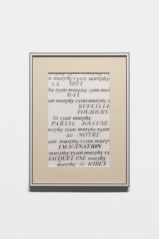 Ryan Murphy Invitation Incantation Jacqueline De Ribes by Than Hussein Clark contemporary artwork Works on Paper