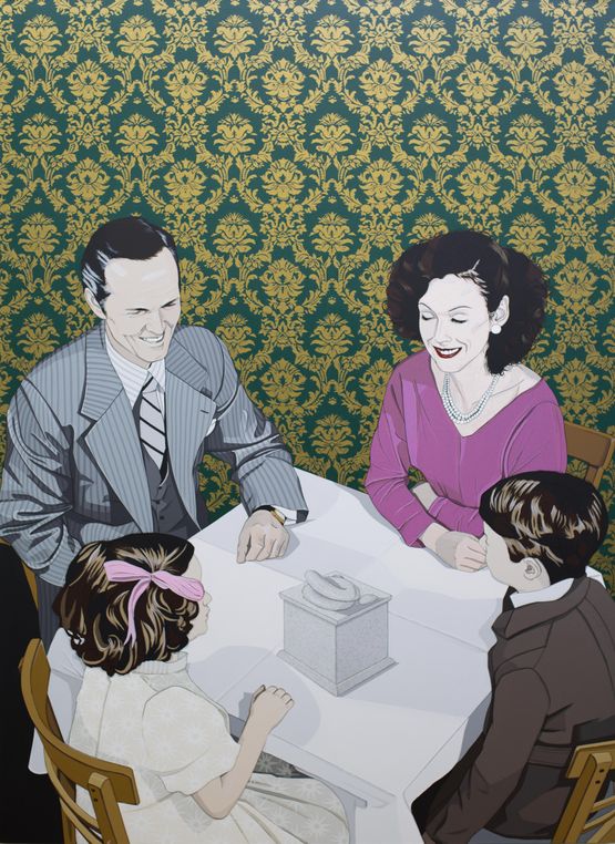 The Discreet Charm of the Bourgeoisie by Chen Fei contemporary artwork Painting