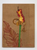 Flor de rio River flower by Marcia Schvartz contemporary artwork painting works on paper