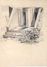 Bunker Archeology 6 by Julien Segard contemporary artwork drawing works on paper