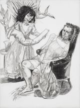 She Doesnt Want It by Paula Rego contemporary artwork works on paper