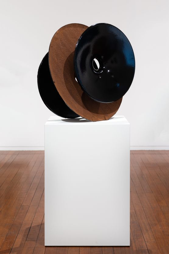 Cast Iron Inversion Black by James Angus contemporary artwork Sculpture