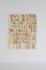 How many paintings in a roll of canvas 10 by Michael Swaney contemporary artwork painting mixed media